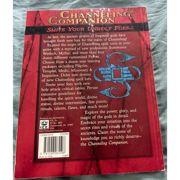 Rolemaster Channeling Companion RPG Book #5809 128 pages - Picture 2 of 4
